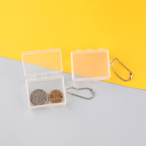 Caja de Joyería de Plástico Transparente con Tapa de Cadena, Organizador de Almacenamiento para Aretes y Anillos, Capacidad de 0-1L, Plating Spring 2024, Origen Yiwu - Product Image 3