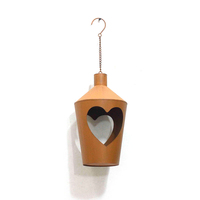 MR Modern Intérieur-Extérieur Jardinière suspendue au mur et au plafond Pot de fleur en métal pour jardin d'herbes pour usage intérieur et extérieur