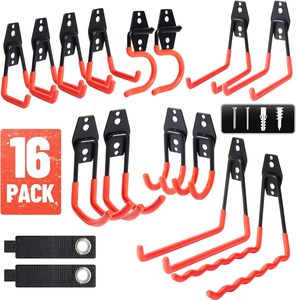 Gancio per bici <span class=keywords><strong>da</strong></span> Garage montato a parete resistente per appendere in bicicletta e organizzazione salvaspazio - Product Image 2
