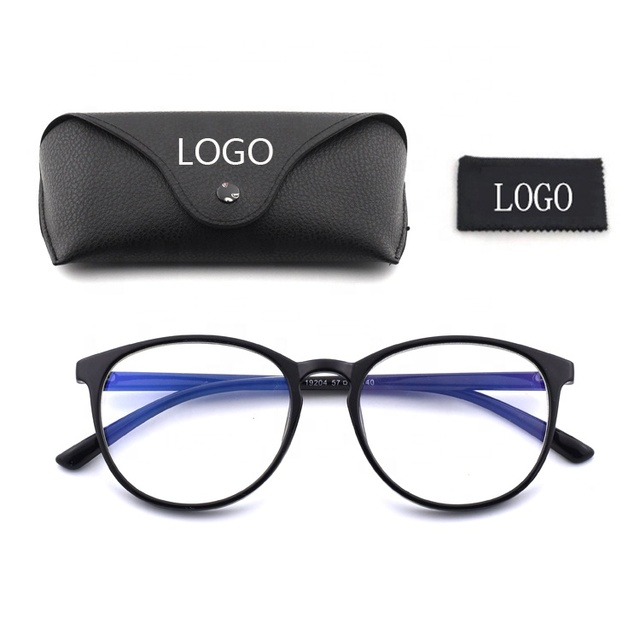 DOISYER Lightweight Eyeglasses Blue Light Blocking Glasses with Print Frame Blue Ray Computer Gaming Glasses