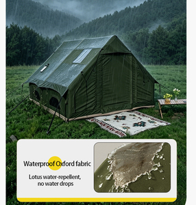 12㎡ Inflatable Camping <b>Tent</b> 4-Season <b>Waterproof</b> UV-Resistant 300D Oxford Quick Setup Custom Logo Luxury Family Outdoor <b>Tent</b> - Product Image 4