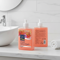 Savon liquide pour les mains AquaVera 500ML, corail doux, antiseptique, nettoyage de base, ingrédients chimiques, certifié ISO 9001/GMP