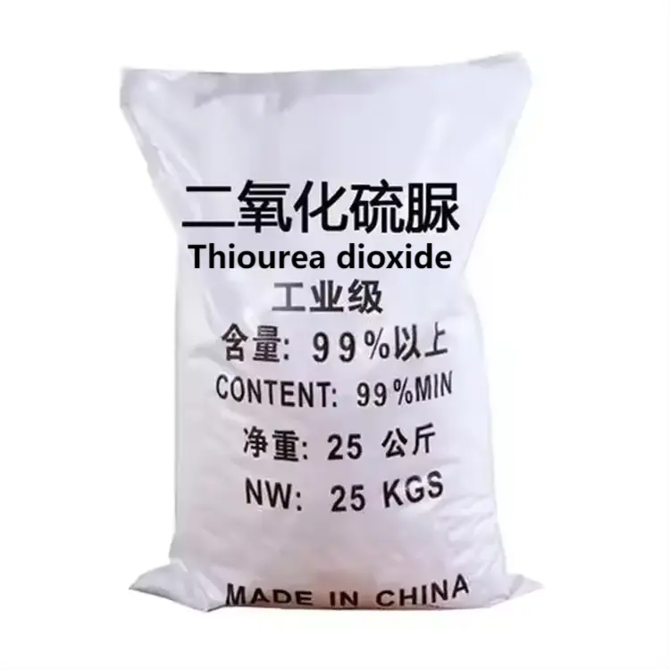 thiourea dioxide in white powder form is used in the paper industry