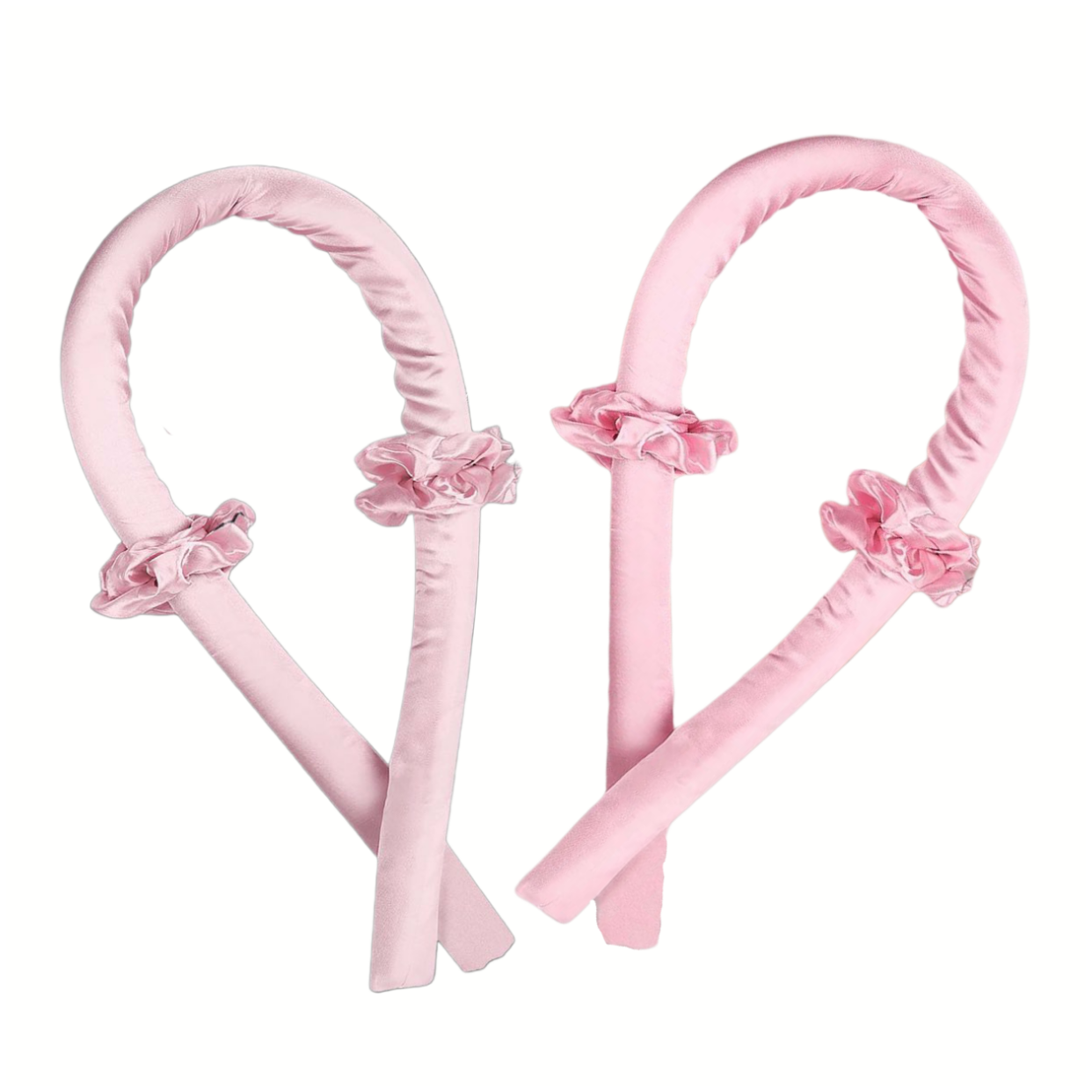 Лидер продаж на Amazon, плойка без тепла, повязка на голову, стильные ролики для волос, силиконовые бигуди