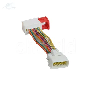 16 way white connector 98273-1004 automotive wire harness