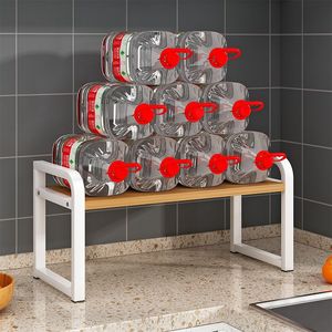 Kitchen Storage Rack Multi Tier Countertop Organizer Minimalist Design For Pots Plates And Kitchenware - Product Image 4