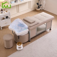 Maßgefertigtes Salon-Haarwaschbecken mit Kopfmassagefunktion, Einfache Version des Wasserkreislauf-Shampoo-Betts mit Lampe