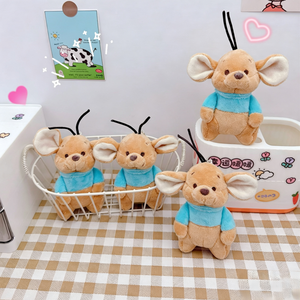 Llavero de peluche de ratón, colgante de ratón de peluche lindo, adorno para bolso, accesorio de moda de dibujos animados para niñas, regalo - Product Image 4