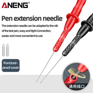 ANENG PT2003 Multimeter test Lead Extension Needle Probe 1000V 10A Red/black Insulated Needle <b>Threading</b> <b>Tool</b> - Product Image 3