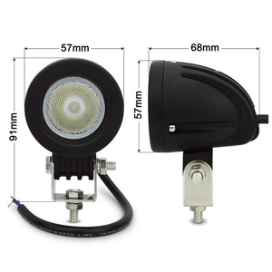 Faro da Lavoro LED 10W 2 Pollici per <span class=keywords><strong>Auto</strong></span> 4WD 4X4, Faro Rotondo Mini per Moto, Camion, Pickup, SUV, ATV, Luce Fendinebbia IP67 - Product Image 2