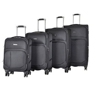 <span class=keywords><strong>Valise</strong></span> de voyage en nylon <span class=keywords><strong>souple</strong></span>, <span class=keywords><strong>lot</strong></span> de 4 pièces, <span class=keywords><strong>valise</strong></span> de voyage à 4 roues, sacs à bagages, chariot, vente en gros - Product Image 3
