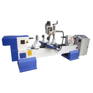 Máy Khắc Gỗ Mới Máy Tiện Xoay Gỗ CNC 15030 Để Làm Gậy Bóng Chày