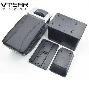Vtear Pour <span class=keywords><strong>Seat</strong></span> <span class=keywords><strong>Leon</strong></span> accoudoir central de contenu de Magasin De Stockage boîte produits intérieur accoudoir de voiture-accessoires de coiffure 16-18 - Product Image 6