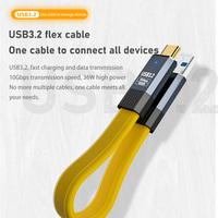 Cable USB 3.2 de Macho a Macho, USB-A a Tipo-C, 36W, Carga Rápida, Transferencia de Datos de 10Gbps, Apto para Teléfonos Móviles, Tabletas y Portátiles