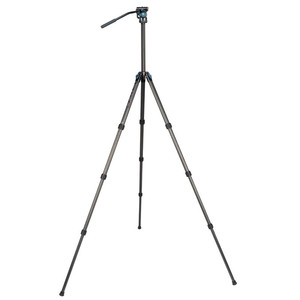 Kit de trépied en fibre de carbone Sirui Am-124 Am-5V avec rotule hydraulique pour appareils photo reflex numériques, capacité de charge de 11 à 15 kg, verrouillage à bascule - Product Image 4