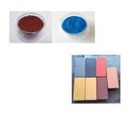 Supplier Besi Oksida Merah/Hitam/Hijau/Kuning/Biru Bubuk Pigmen untuk Paving