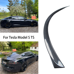Aileron arrière en fibre de carbone style TS pour Model S 2012-2023 - Product Image 2
