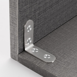 Supports d'angle en acier inoxydable à 90 degrés, supports d'étagère à angle droit, connecteurs de meubles, quincaillerie de montage métallique durable - Product Image 3