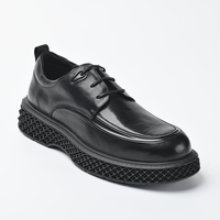 Chaussures décontractées pour hommes imprimées en 3D, fabrication OEM ODM, fabricant d'usine de chaussures habillées Oxford en cuir véritable sur mesure