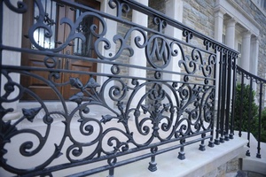 Ringhiera <span class=keywords><strong>in</strong></span> <span class=keywords><strong>Ferro</strong></span> Battuto Stile Australia per Balcone, Balaustra per Terrazza e Finestra - Product Image 5