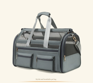 Bolsa de Transporte para Mascotas Oxford Clásica, Resistente y Cómoda, Plegable y Transpirable, Diseñada para el Transporte Diario de Gatos y Viajes al Aire Libre - Product Image 1