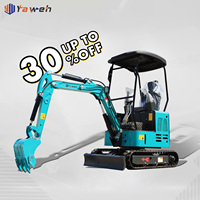 Chinois 1tonne 2 tonnes 3.5 tonnes 1.2 tonnes 1.5 tonnes pas cher Chine Petite pelleteuse sur chenilles Mini excavatrice Diesel Prix de la machine à vendre