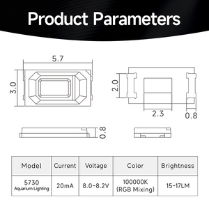 Luz <span class=keywords><strong>LED</strong></span> de Espectro Completo para Acuario 5730 2835, Iluminación <span class=keywords><strong>LED</strong></span> para Arrecifes de Coral, Luces <span class=keywords><strong>LED</strong></span> Marinas para Acuarios, Accesorios - Product Image 3