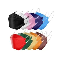 Sıcak satış KF94 maskesi ambalaj kutusu 4 katmanlar renkli 3D kore maskeli kore balık şekli koruyucu yüz maskesi kf94 japonya