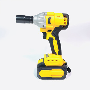 Llave de Impacto sin Escobillas de Alto Torque, Herramientas de Reparación de Automóviles, Llave Inalámbrica Recargable con Batería de Litio para Neumáticos, Amarilla G01 - Product Image 5