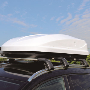 400L ABS Car Roof Box Roof Waterproof Cargo Luggage Carrier Travel Storage Box With Lock