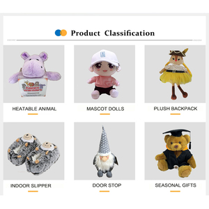 Peluche <span class=keywords><strong>Lupo</strong></span> Grigio Simulato, Giocattolo Morbido a Forma di <span class=keywords><strong>Lupo</strong></span> Cartone Animato, Bambola di Peluche Animale Selvatico, Giocattolo Personalizzato con Logo Ricamato - Product Image 5