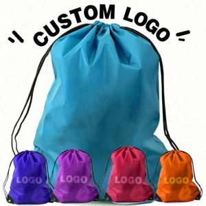 Desent Waterproof Multi-Color Drawstring Backpack Cinch Bulk Polyester <b>String</b> <b>Bag</b> Shopping for Outdoor Adventures - Product Image 5