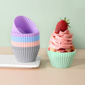 Pirottini in Silicone Riutilizzabili da 7cm Antiaderenti Stampi <span class=keywords><strong>per</strong></span> Cottura Utensili da Cucina e da Tavola alla Moda con Sacchetto OPP - Product Image 3