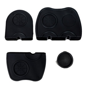 Tappetino Antiscivolo in Silicone per Tamper da Caffè, con <span class=keywords><strong>Doppio</strong></span> Foro, per Barista, Casa, Cucina, Caffetteria, Protezione del Bancone - Product Image 2