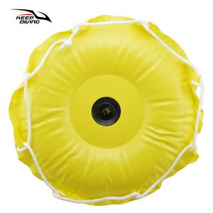 ห่วงชูชีพแบบเป่าลม Keep Diving ขนาด 24 นิ้ว ทำจาก PVC รูปทรงวงกลม พร้อมป้ายบอกตำแหน่งใต้น้ำ สำหรับการช่วยเหลือทางทะเล - Product Image 2