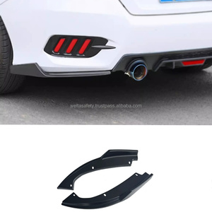 Welta Upgrade ABS Tablier Arrière Spoiler Lip Guard Auto Extérieur Mod Pièces Accessoires Extérieurs pour Honda 10th Gen Civic 2016-2020 - Product Image 1