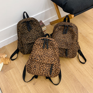 <span class=keywords><strong>Sac</strong></span> à <span class=keywords><strong>dos</strong></span> léger et tendance à imprimé léopard, style coréen, pour <span class=keywords><strong>femme</strong></span>, décontracté, sport, collège, école, étudiant, voyage - Product Image 1