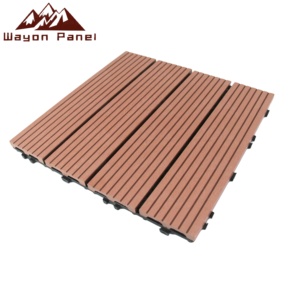 Las baldosas WPC baratas de Wayon para balcón, jardín y <span class=keywords><strong>piscina</strong></span> son fáciles de instalar y tienen baldosas de cubierta entrelazadas y <span class=keywords><strong>desmontables</strong></span>. - Product Image 3