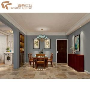 Baldosas de Travertino con Patrón Francés en Colores Beige Café y Gris Plateado - Product Image 5