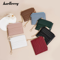 Dompet Pendek Wanita Baru dari PU dengan Desain Quilted, Multi-Kartu, Tempat Koin, dan Penjepit Uang Mini dengan Lapisan Poliester Tahan Air.