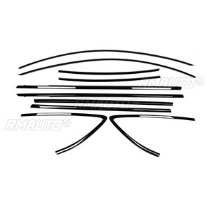 Bande décorative pour fenêtre de voiture, cadre de porte extérieur en acier inoxydable pour Volkswagen Golf 6/7/8 2021-2024, kit carrosserie, accessoires de voiture - Product Image 5