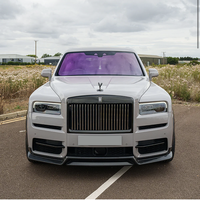Kit carrosserie en fibre de carbone sèche Omcar pour Rolls Royce Cullinan 2018-2019, séparateur de pare-chocs avant avec garantie d'un an