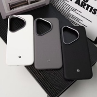 KAOU pour étui en cuir P70 Pro/P80 Pro - Cadre d'appareil photo métallique professionnel, boutons métalliques, protection antichoc, objectif