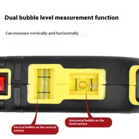 High Precision Multifunctional Electronic Ruler Instrument Laser Level Infrared Tape Distance Meter Digital Display Metric