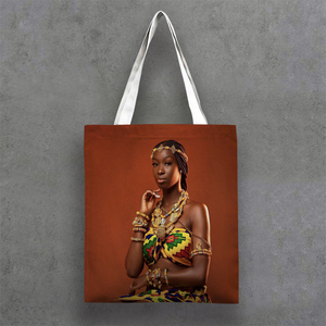 Bolso <span class=keywords><strong>de</strong></span> mano con impresión personalizada étnica Bohemia con pintura al óleo <span class=keywords><strong>de</strong></span> <span class=keywords><strong>la</strong></span> <span class=keywords><strong>vida</strong></span> humanística africana - Product Image 4