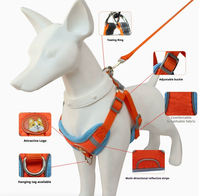 Harnais pour chien réfléchissant en daim, anti-traction, haute visibilité, avec rembourrage en maille respirante de luxe, pour chiens de petite et moyenne taille