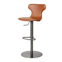 Tabouret de bar haut pour usage domestique, style américain moderne de luxe léger, réglable, en acier inoxydable, fabriqué en Chine