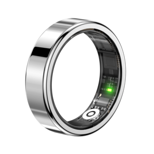 แหวนสมาร์ทฟิตเนสพร้อม NFC กันน้ำ ตรวจวัดสุขภาพสำหรับผู้หญิง ตรวจวัดคลื่นไฟฟ้าหัวใจ ดีไซน์บางเบาพิเศษ ให้ความรู้สึกเหมือนไม่ได้สวมใส่ - Product Image 1