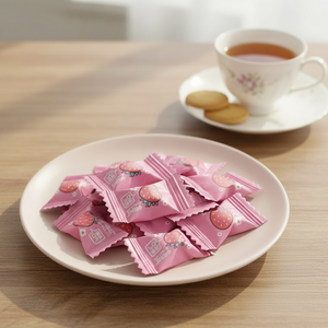 <span class=keywords><strong>Caramelle</strong></span> Dure Compresse Senza Zucchero al Gusto Fragola Xiaokeora, Confezione Personalizzata, <span class=keywords><strong>Caramelle</strong></span> alla Menta Fresca <span class=keywords><strong>Rosa</strong></span> - Product Image 4
