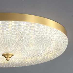 Çağdaş Modern pirinç ve bakır LED tavan lambası küçük akrilik monte ev veya daire için 75 fantezi İskandinav tasarım - Product Image 3